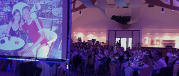 ecran de projection pour mariage